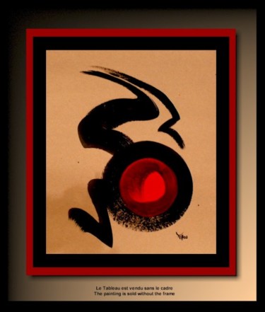 「Abstraction Sk09」というタイトルの絵画 Tehosによって, オリジナルのアートワーク, オイル