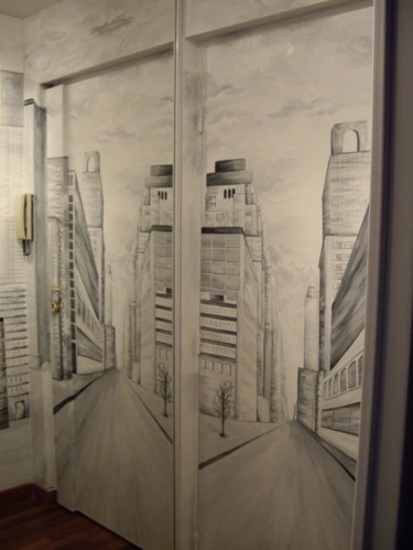 「new york」というタイトルの絵画 Gilionneによって, オリジナルのアートワーク
