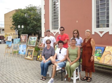 Pintura intitulada "Alguns participante…" por Museu Histórico De Campo Largo, Obras de arte originais
