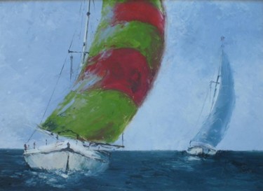 Pintura titulada "Regatta" por Ugo Paccioretti, Obra de arte original