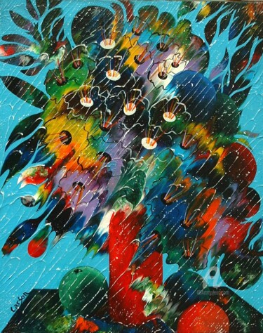 제목이 "Bouquets aux arômes…"인 미술작품 Charles Carson로, 원작, 기름