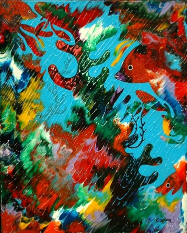 제목이 "Éclosion marine - S…"인 미술작품 Charles Carson로, 원작, 아크릴