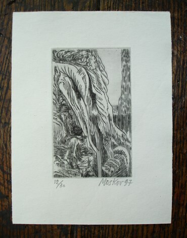 Le Clos des Saveurs Dessin intitulée "Le Clos des Saveurs" par Michel Moskovtchenko, Œuvre d'art originale, Autre