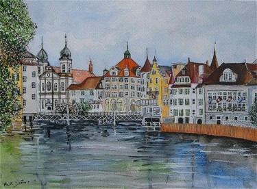 Pittura intitolato "lucerna" da Mark Christian Soetebier, Opera d'arte originale