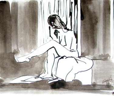 Dessin intitulée "M8" par Jean-Pierre Baïlé, Œuvre d'art originale
