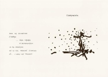 Dessin intitulée "cosmosgonie" par Patou.B, Œuvre d'art originale