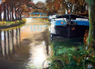 Peinture intitulée "l'espoir sur le can…" par Manu Surreabulliste, Œuvre d'art originale