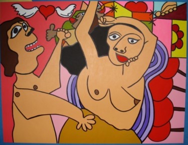 Pintura intitulada "Te quero" por Museu Histórico De Campo Largo, Obras de arte originais