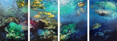 Painting titled "El ciclo de la vida" by Rafael Espitia Perea, Original Artwork