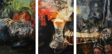 Painting titled "Africa Mia" by Rafael Espitia Perea, Original Artwork