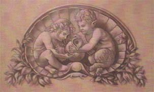 Pintura titulada "copia di "satiri"" por Gaspare Lombardo, Obra de arte original