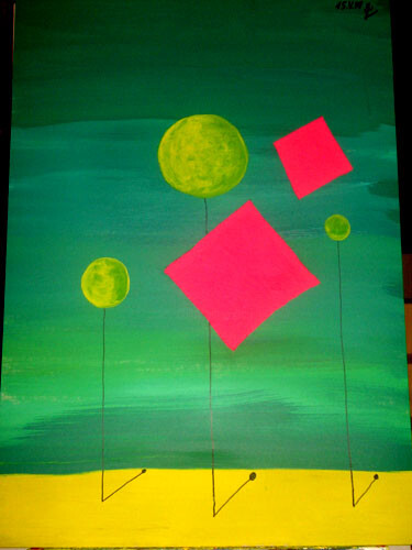 Malerei mit dem Titel "geistige welt/duhov…" von Zoran Komatinović, Original-Kunstwerk