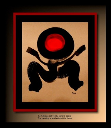 「Abstraction Sk11」というタイトルの絵画 Tehosによって, オリジナルのアートワーク, オイル