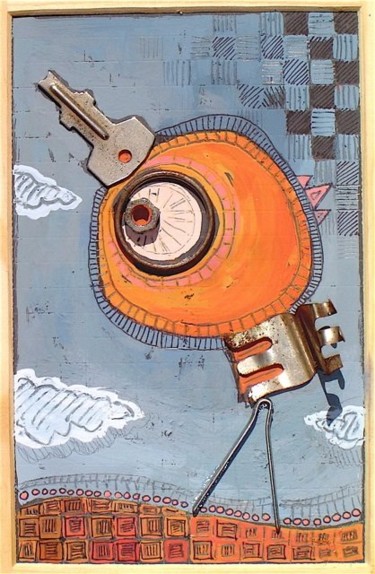 Peinture intitulée "_LOSEAU_CLEF_.jpg" par Catherine Suchocka, Œuvre d'art originale