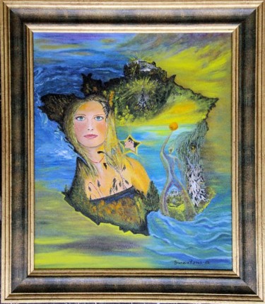 Peinture intitulée "Star-ac 2003" par Térégia, Œuvre d'art originale