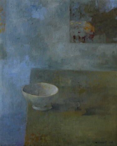 Peinture intitulée "un bol" par Mathieu Weemaels, Œuvre d'art originale, Huile