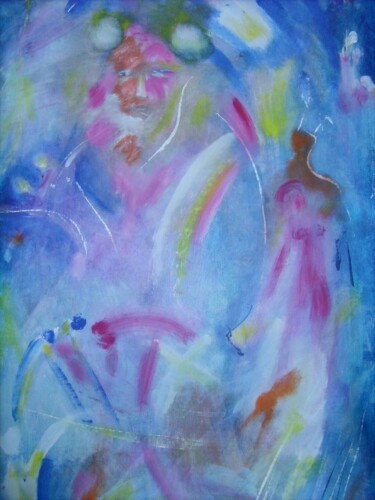 Peinture intitulée "Les copinnes" par Bruno Briatte, Œuvre d'art originale, Huile