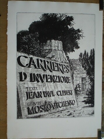 1978 FRONTISPICE II Gravure Printmaking titled "1978 FRONTISPICE II…" by Michel Moskovtchenko, Original Artwork, Etching