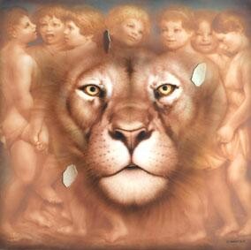 Painting titled "No Title" by Gérard Di-Maccio, Original Artwork