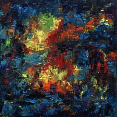 Peinture intitulée "Le langage des fleu…" par Muriel Cayet, Œuvre d'art originale
