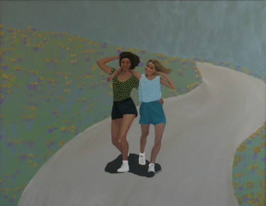 Peinture intitulée "Les topmodels" par Eva Rouwens, Œuvre d'art originale, Acrylique