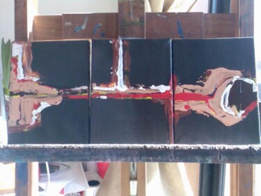 Painting titled "INFORMALISMO" by Lídia Soares De Moura, Original Artwork