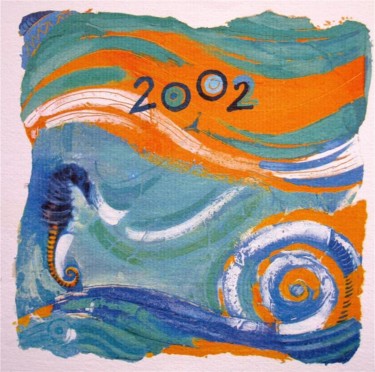 Dessin intitulée "Carte de Voeux - De…" par Catherine Suchocka, Œuvre d'art originale, Autre