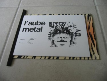 Dessin intitulée "recueil_aube_metal_…" par Patou.B, Œuvre d'art originale