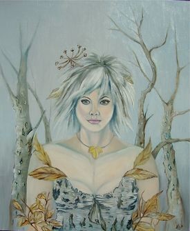 Peinture intitulée "NEMETONA" par Alix, Œuvre d'art originale, Huile