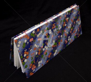 Artisanat intitulée "Carnet papier sérig…" par Chantal Gagné, Œuvre d'art originale