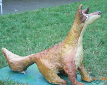Installation intitulée "le renard de la fon…" par Philippe Sidot Et Charlotte Carsin, Œuvre d'art originale