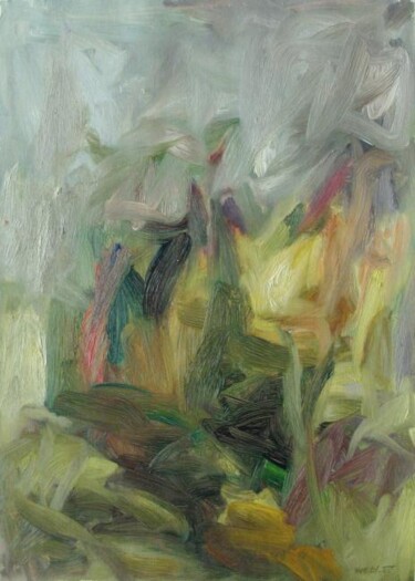 Peinture intitulée "Diluée dedans" par Sandrine Wely, Œuvre d'art originale