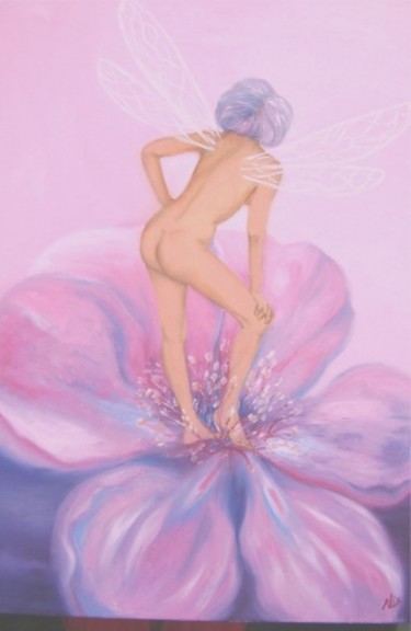 Peinture intitulée "Le déva" par Alix, Œuvre d'art originale, Huile