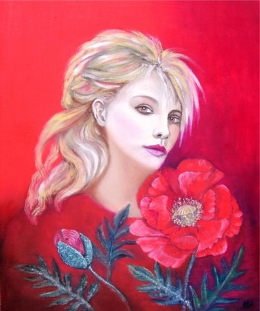 Peinture intitulée "Opium" par Alix, Œuvre d'art originale, Huile
