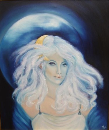 Peinture intitulée "Sirona" par Alix, Œuvre d'art originale, Huile