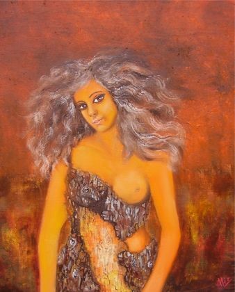 Peinture intitulée "SADV" par Alix, Œuvre d'art originale, Huile