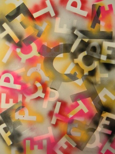 Peinture intitulée "ECTYPE 2" par Toytoy, Œuvre d'art originale
