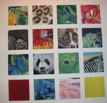 Peinture intitulée "montage final" par Koki, Œuvre d'art originale