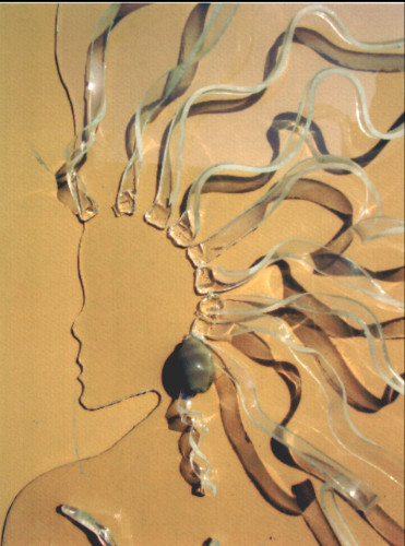 Sculpture intitulée "AQUARELLE" par Alix, Œuvre d'art originale, Plastique
