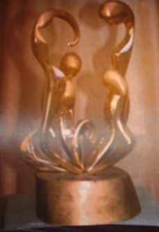 Sculpture intitulée "FEMMES VEGETALES" par Alix, Œuvre d'art originale, Métaux