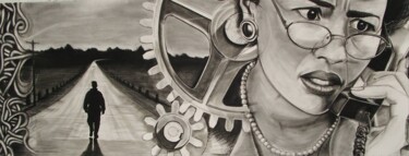 "Logic of Dreams" başlıklı Resim Peter Illig tarafından, Orijinal sanat, Karakalem