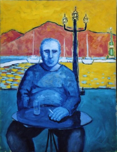 Painting titled "Aristomenis Stephan…" by Bradley Owen, Original Artwork
