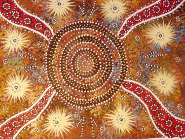 Painting titled "Malu red kangaroo &…" by Justin Ronberg, Original Artwork