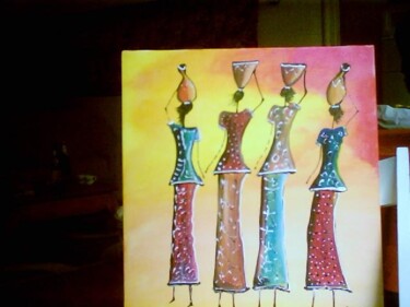 Painting titled "IMG_0001.jpg" by Boubacar Sow, Original Artwork, Oil