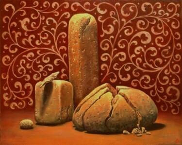绘画 标题为“Satiation” 由Marek Lebdowicz, 原创艺术品, 油