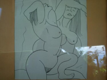 DESENHO - MULHERES SENSUAIS Desenho intitulada "DESENHO - MULHERES…" por Romeo Zanchett, Obras de arte originais
