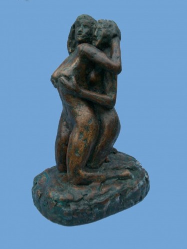 AMOR ENTRE IGUAIS Pintura intitulada "AMOR ENTRE IGUAIS" por Romeo Zanchett, Obras de arte originais