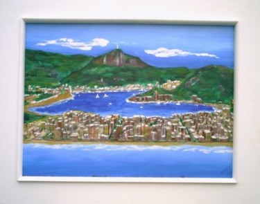 Pintura intitulada "LAGOA RODRIGO DE FR…" por Romeo Zanchett, Obras de arte originais