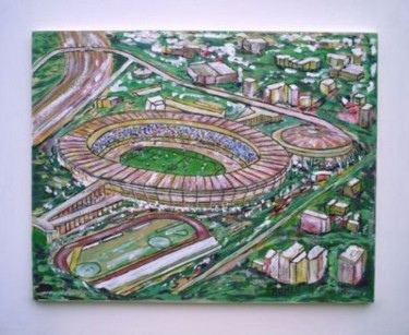 Pintura intitulada "MARACANÃ - RIO DE J…" por Romeo Zanchett, Obras de arte originais