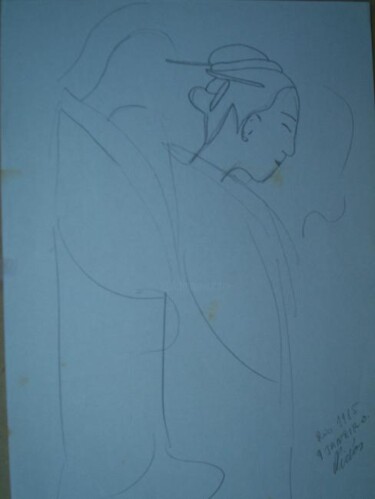 Desenho intitulada "desenhos_romeo_057.…" por Romeo Zanchett, Obras de arte originais